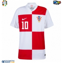 Moški Nogometni dresi Hrvaška Luka Modric #10 Domači EP 2024 Kratek Rokav